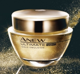 AVON Ночная омолаживающая сыворотка для лица «Сила золота» (Anew Ultimate Night Gold Emulsion)