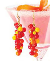 AVON Серьги "Гроздья рябины"
