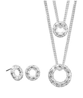 AVON Колье и серьги «Геометрия успеха»