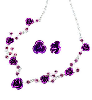 AVON Колье и серьги «Дивные розы»